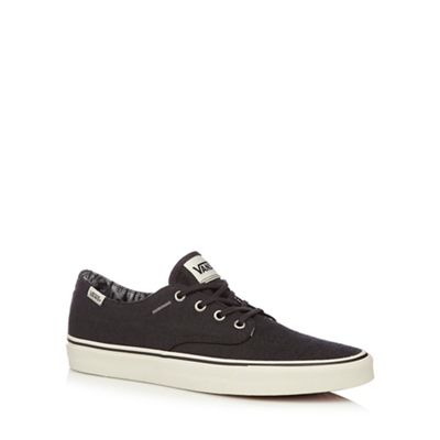 Vans Grey canvas 'Millsy Vulcanised' lace up shoes